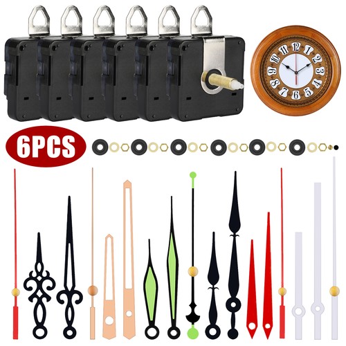 6pcs silent quartz clock - quartz,